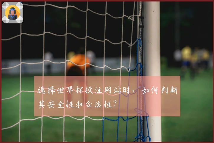 选择世界杯投注网站时，如何判断其安全性和合法性？